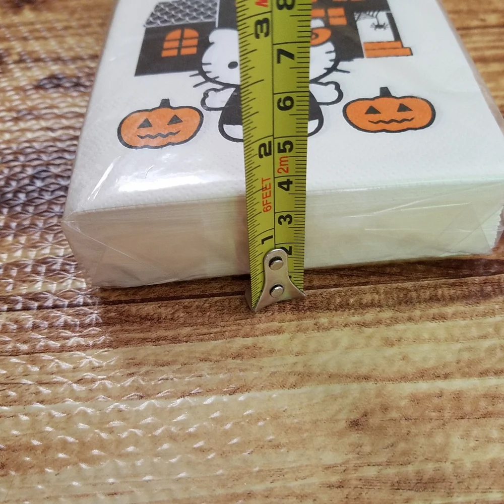 Hello Kitty Halloween Haunted House Guest Towels Napkins 33x40cm 3 Ply Sanrio